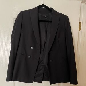 Ann Taylor 85% wool black blazer 0